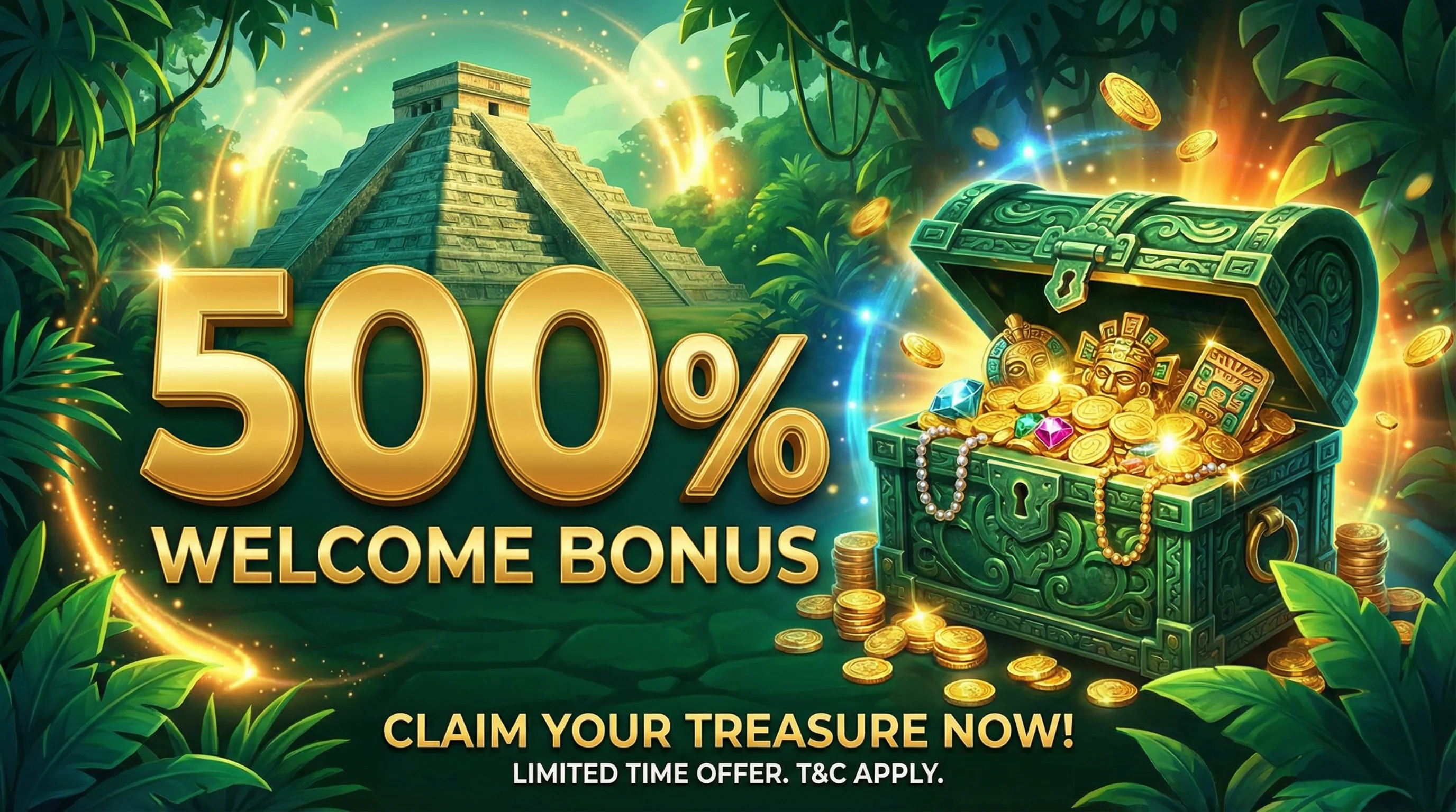 Bono de bienvenida del 500% en 7 Slot Casino